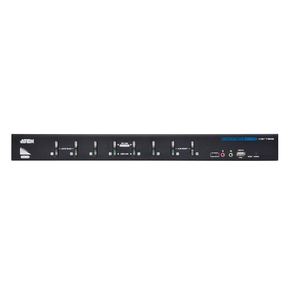 【預購】ATEN CS1788 8埠USB DVI Dual Link/音訊 KVM多電腦切換器-細節圖3