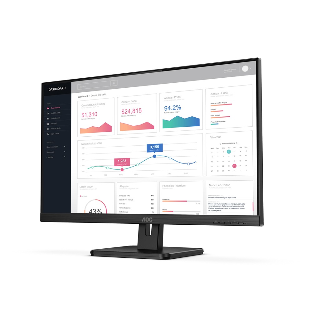 AOC 24E2QA 23.8＂ 廣視角顯示器-細節圖2