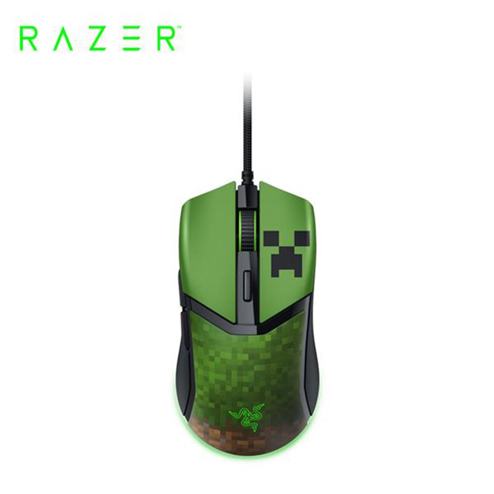 雷蛇Razer Cobra眼鏡蛇 有線電競滑鼠Minecraft Edition RZ01-04650200-R3M1-細節圖2