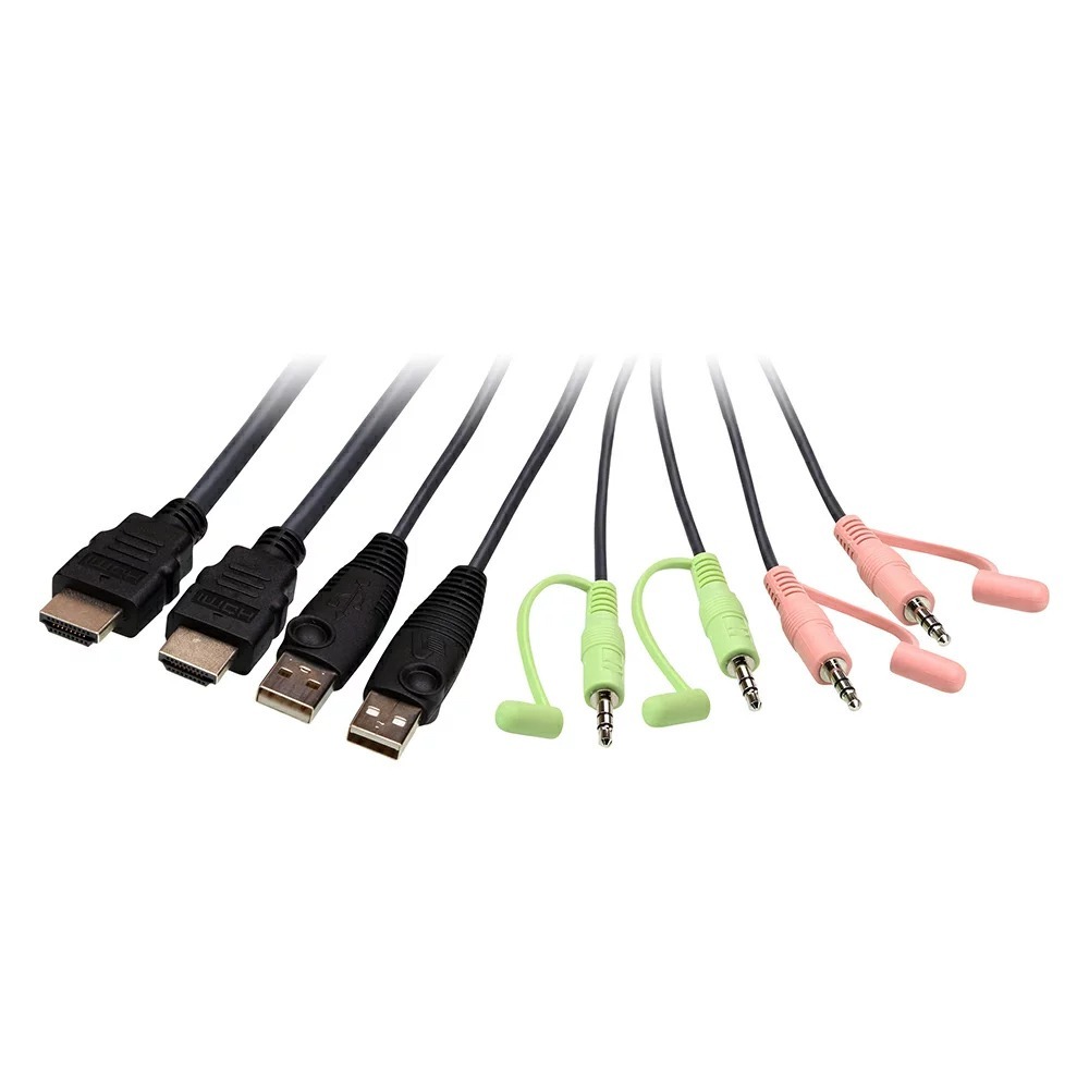 【預購】ATEN CS22H 2埠USB 4K HDMI帶線式KVM多電腦切換器 (外接式切換按鍵)-細節圖3