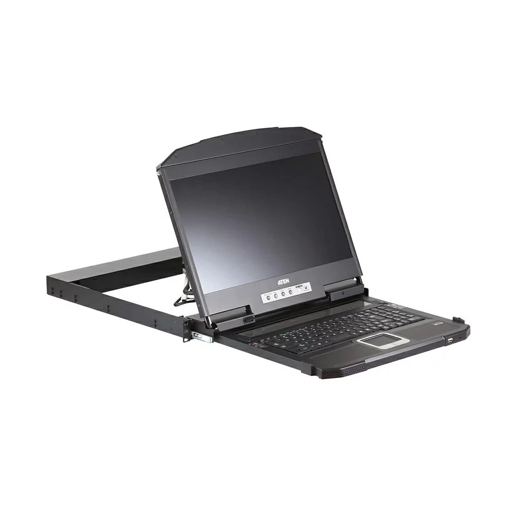 【預購】ATEN CL3800 短機身雙滑軌寬螢幕LCD控制端 (USB, HDMI / DVI / VGA)-細節圖4