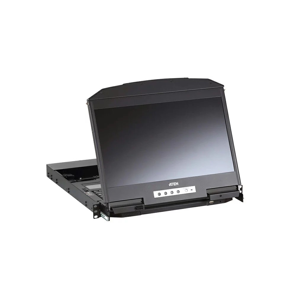 【預購】ATEN CL3800 短機身雙滑軌寬螢幕LCD控制端 (USB, HDMI / DVI / VGA)-細節圖5