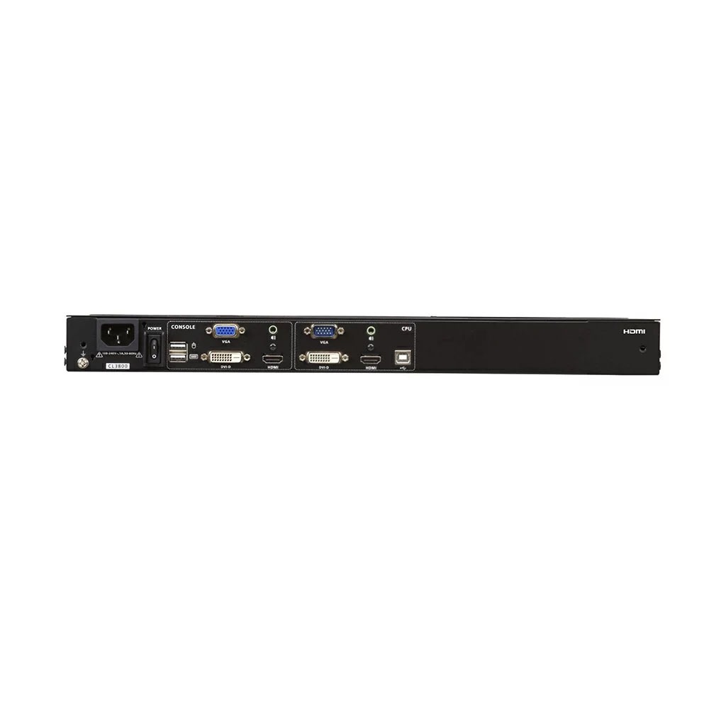 【預購】ATEN CL3800 短機身雙滑軌寬螢幕LCD控制端 (USB, HDMI / DVI / VGA)-細節圖6