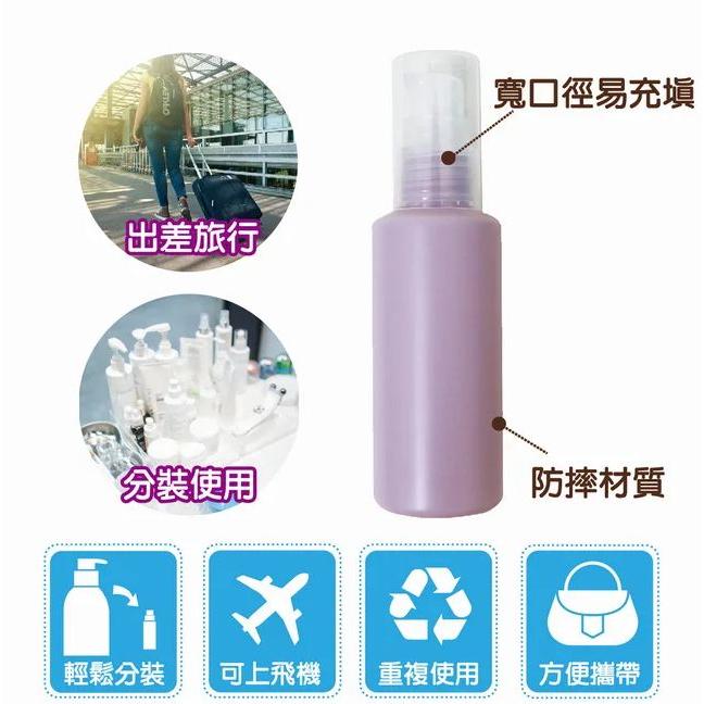 BF分裝瓶/空瓶/乳液瓶 60ml(紫)-細節圖2