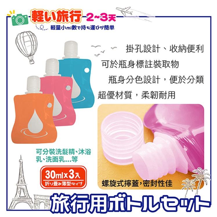 Beauty Fans~旅行分裝袋 30mlX3入  90mlX2入 兩種規格 空瓶旅行收納-細節圖2