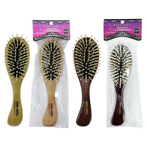 優質原木美髮梳系列  中四方/大S/大葫按摩針梳/大桃按摩針梳 1入 各式梳子 按摩梳 隨機出貨不挑色-細節圖3