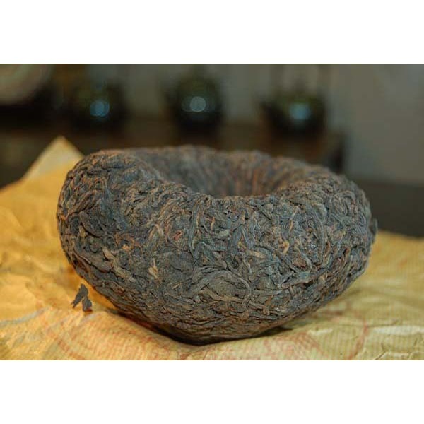 【惟馨堂】陳教授普洱老茶珍藏分享—90年代吉幸牌金瓜貢茶分享包10公克裝-細節圖3