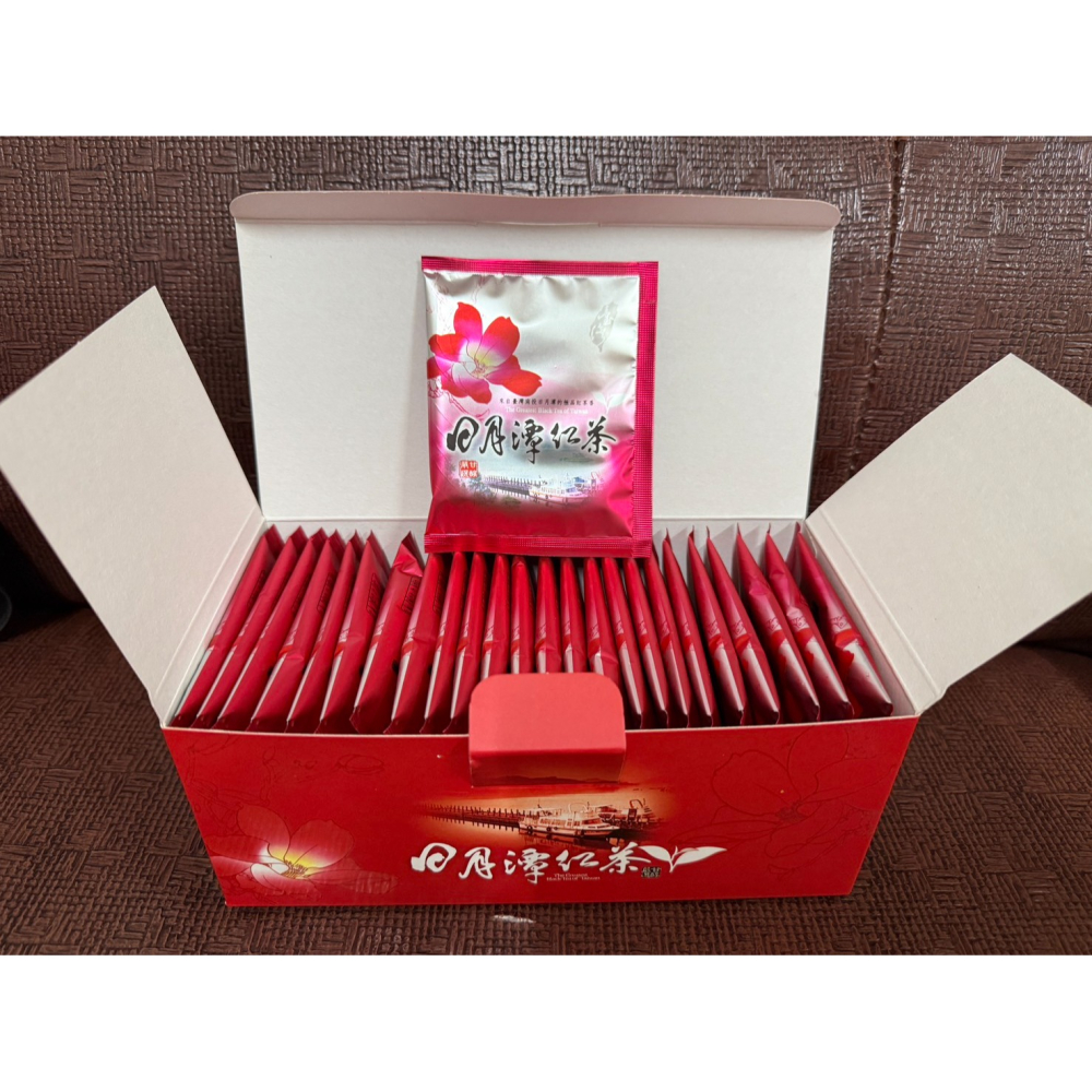 全新優惠出清~日月潭紅茶茶包，一盒25入。-細節圖5
