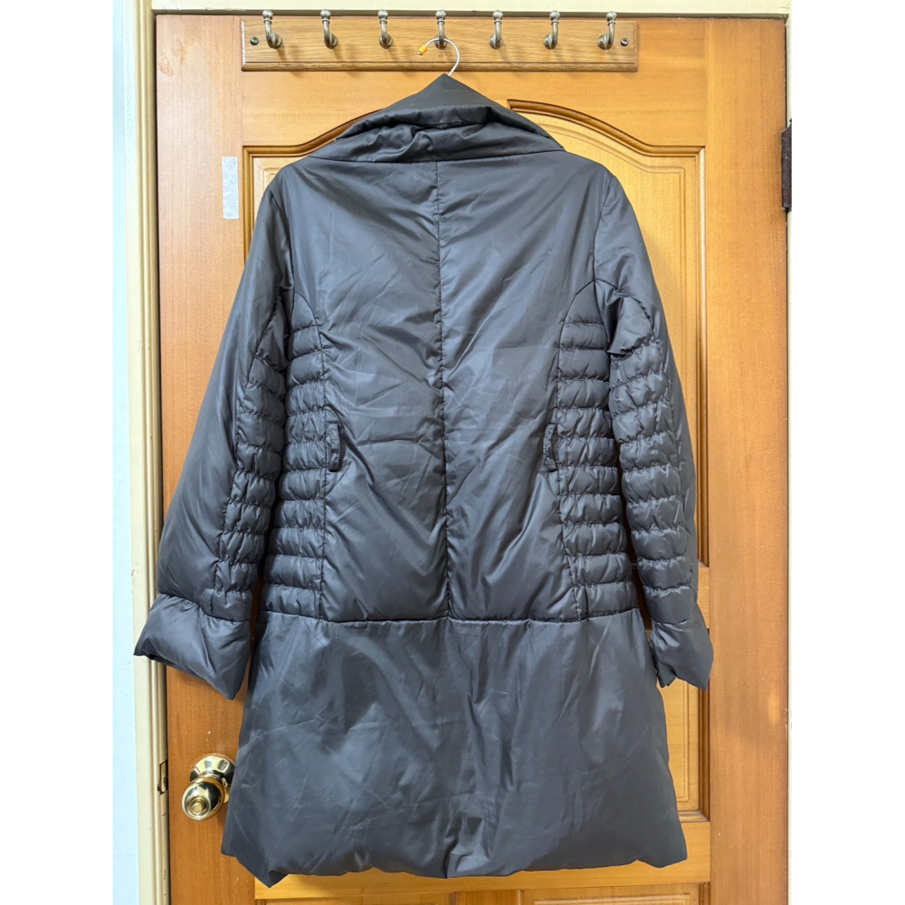 二手優惠出清~闊型高領長版羽絨外套-細節圖2