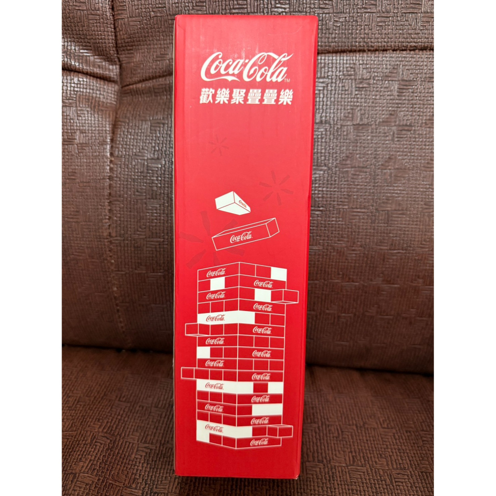 全新現貨｜可口可樂 Coca-Cola 歡樂聚疊疊樂｜ 經典紅系 木質桌遊 派對遊戲 居家收藏 擺飾-細節圖4