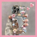 卡通海狸 蘋果15手機殼 14iPhone 13promax 波浪鏡面 8/7plus 銀色xs/12 手機殼 鏡面手機-規格圖6
