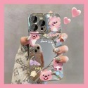 卡通海狸 蘋果15手機殼 14iPhone 13promax 波浪鏡面 8/7plus 銀色xs/12 手機殼 鏡面手機-規格圖6