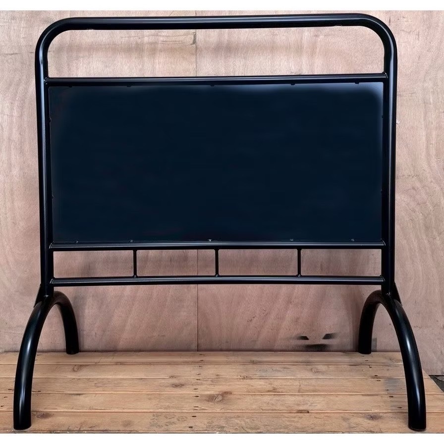 ::霧黑輕型拒馬:: 素面拒馬（空白無字)