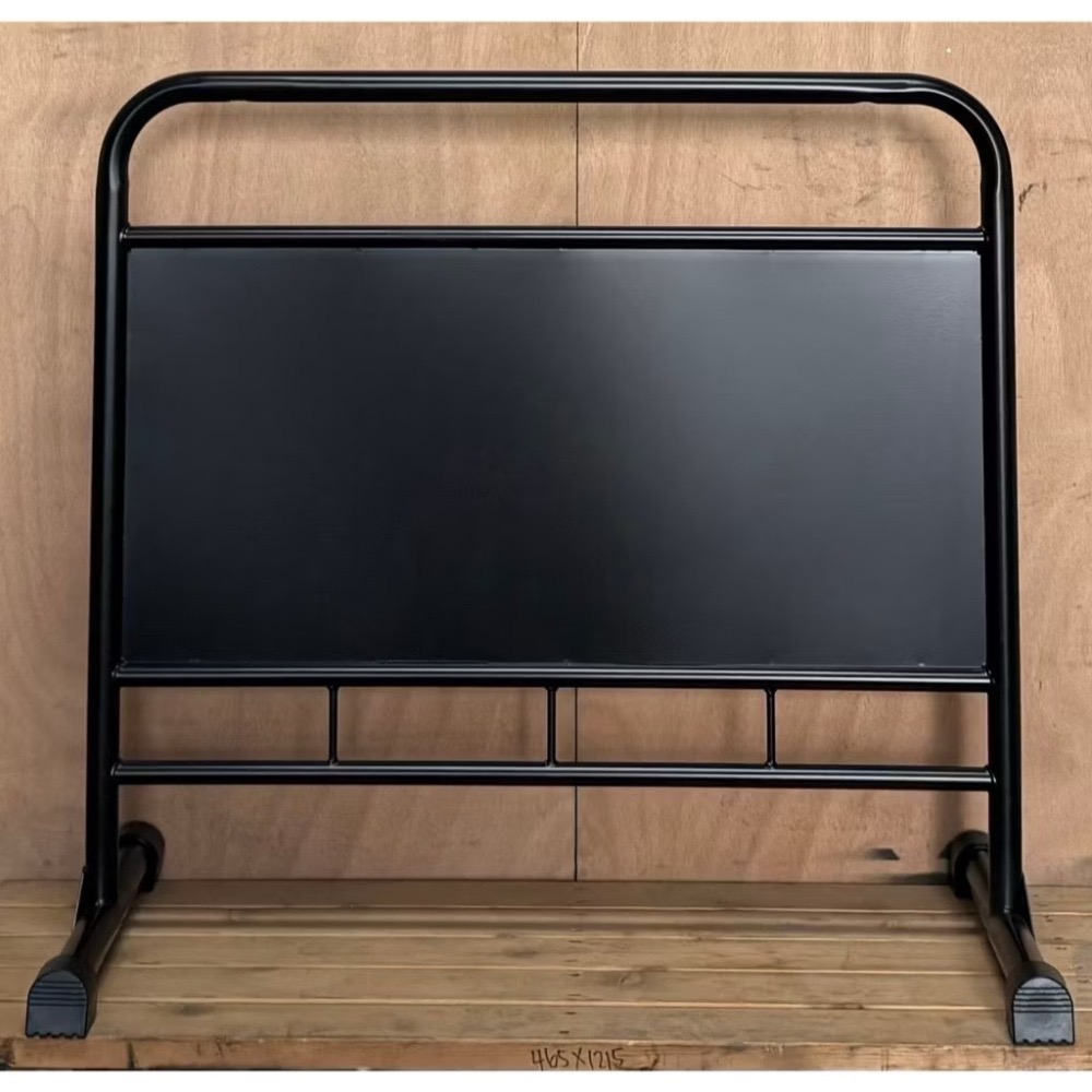 ::霧黑輕型拒馬:: 素面拒馬（空白無字)