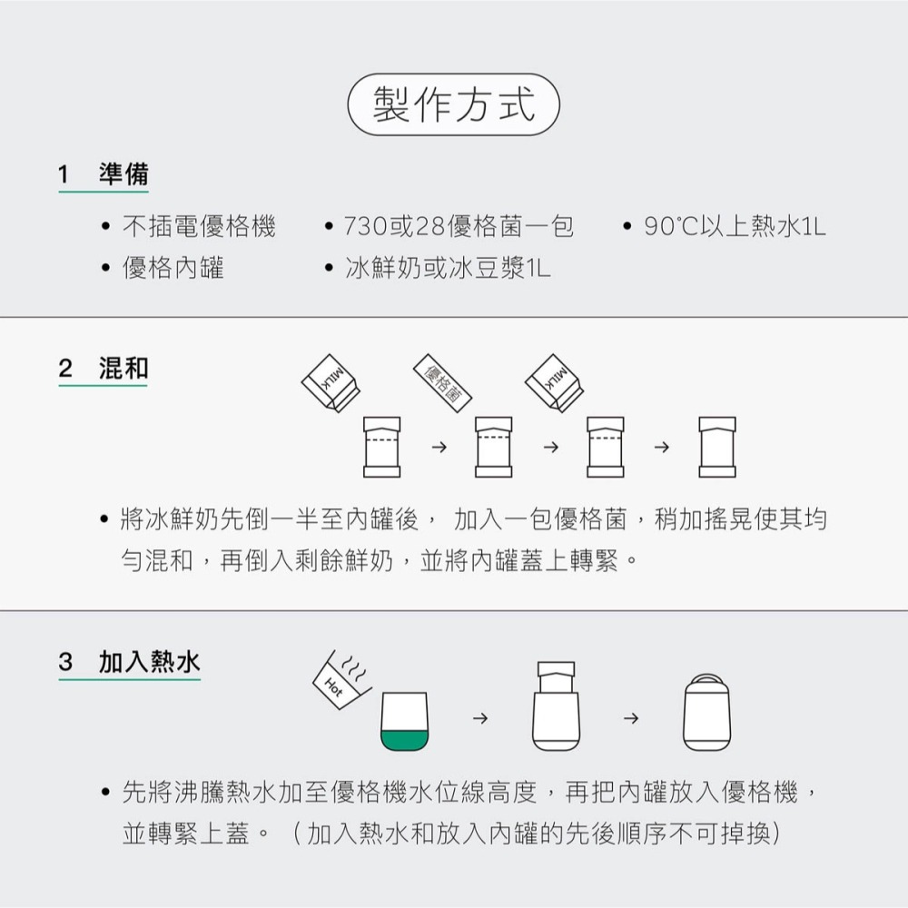 [中高溫發酵][DIY優格] 730優格菌粉(16包/盒) | 適用任優格機 | 11種乳酸菌 | 多盒、搭配優格機優惠-細節圖8