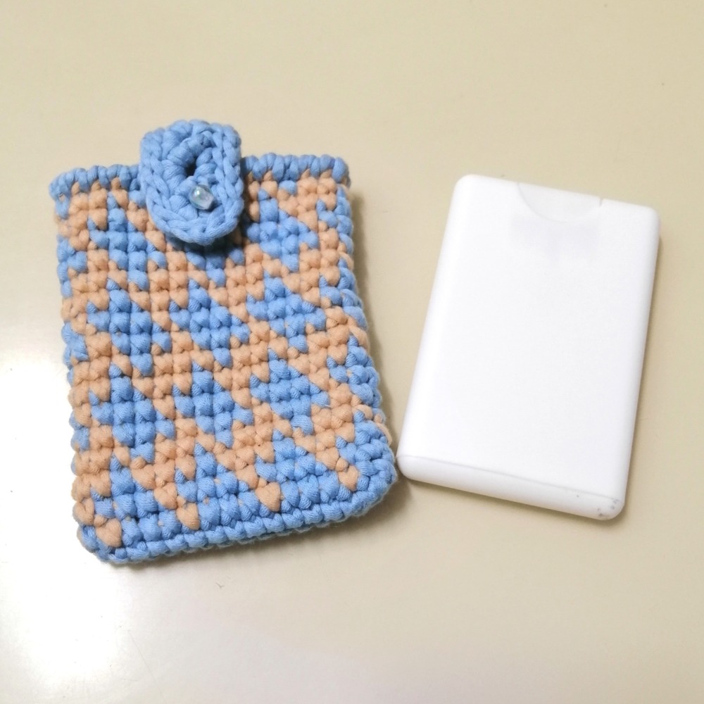 手工鉤織卡包 贈卡片式噴霧瓶［MHandmade]-細節圖2