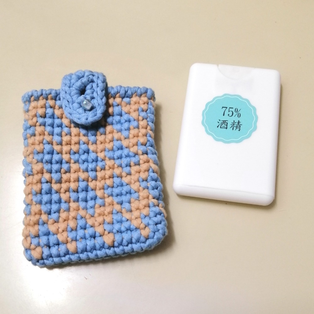 手工鉤織卡包 贈卡片式噴霧瓶［MHandmade]-細節圖3