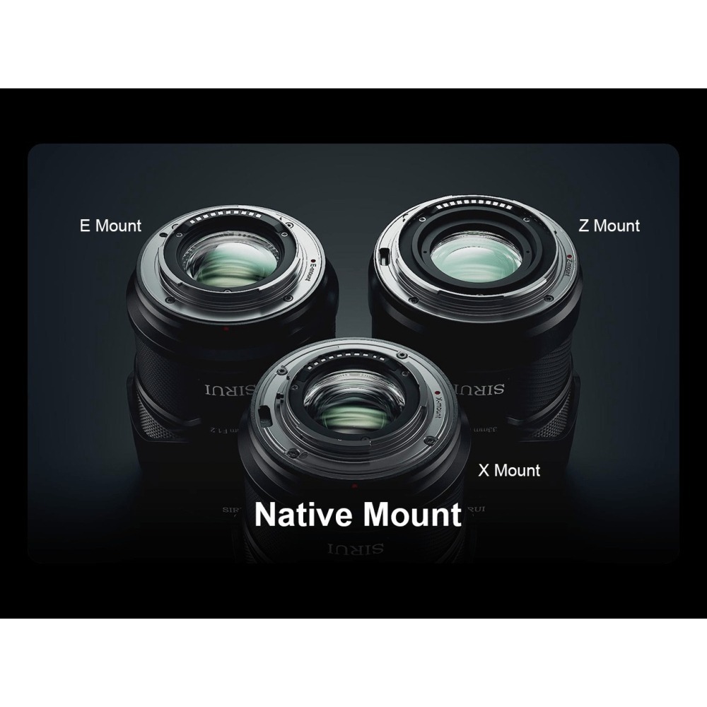 [加送保護鏡] SIRUI 思銳 33mm F1.2 狙擊系列 APS-C 自動對焦 鏡頭~碳纖黑 立福公司貨-細節圖3