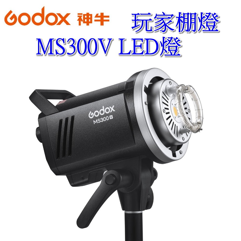 [富豪相機] Godox 神牛 MS300V 玩家棚燈 300W / 內建2.4G無線接收器~適用保榮卡口~公司貨-細節圖2