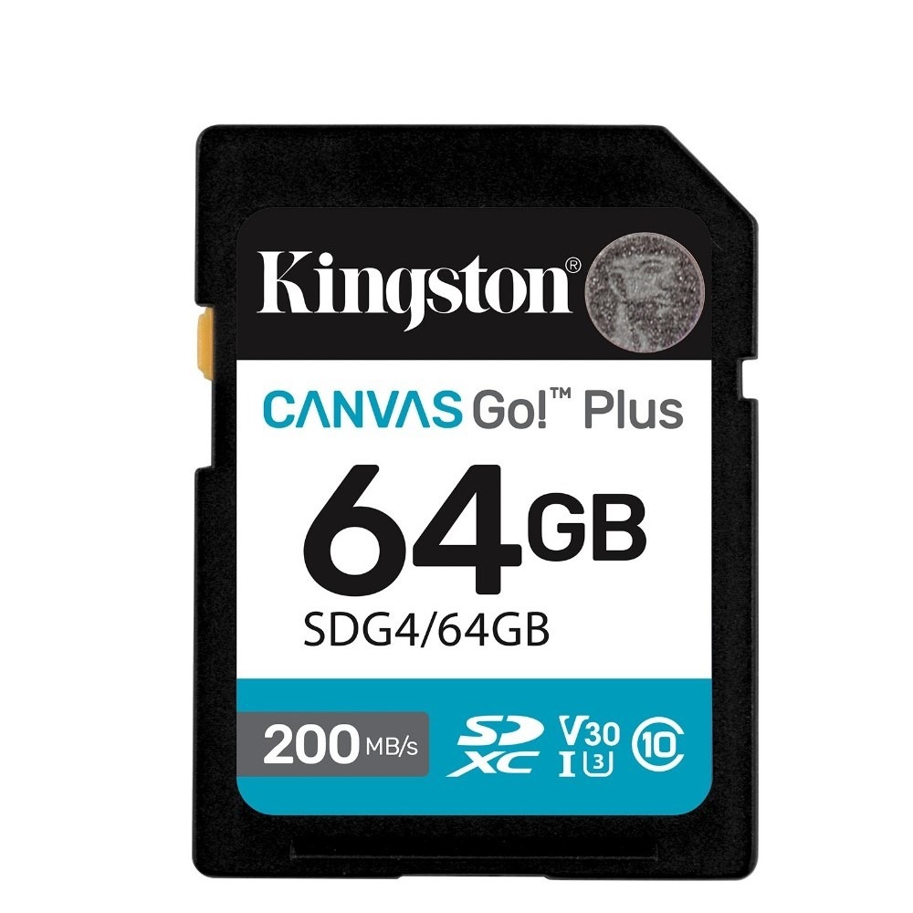 金士頓  SD64GB Canvas SDXC UHS-I 64GB記憶卡 200MB SDG3/64