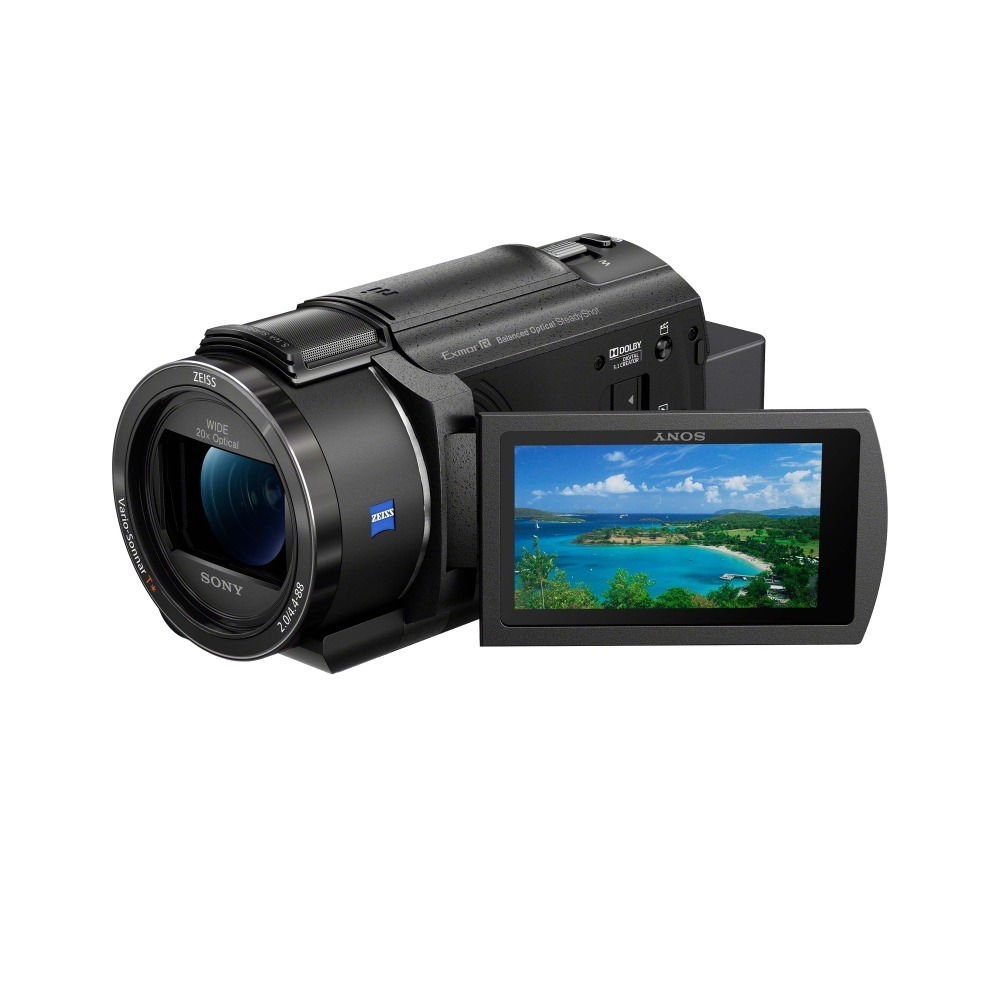 [記憶卡腳架組]SONY FDR-AX43A攝影機 (HD 拍攝模式支援全新 5 軸智慧型進階)~送原廠攝影包~公司貨