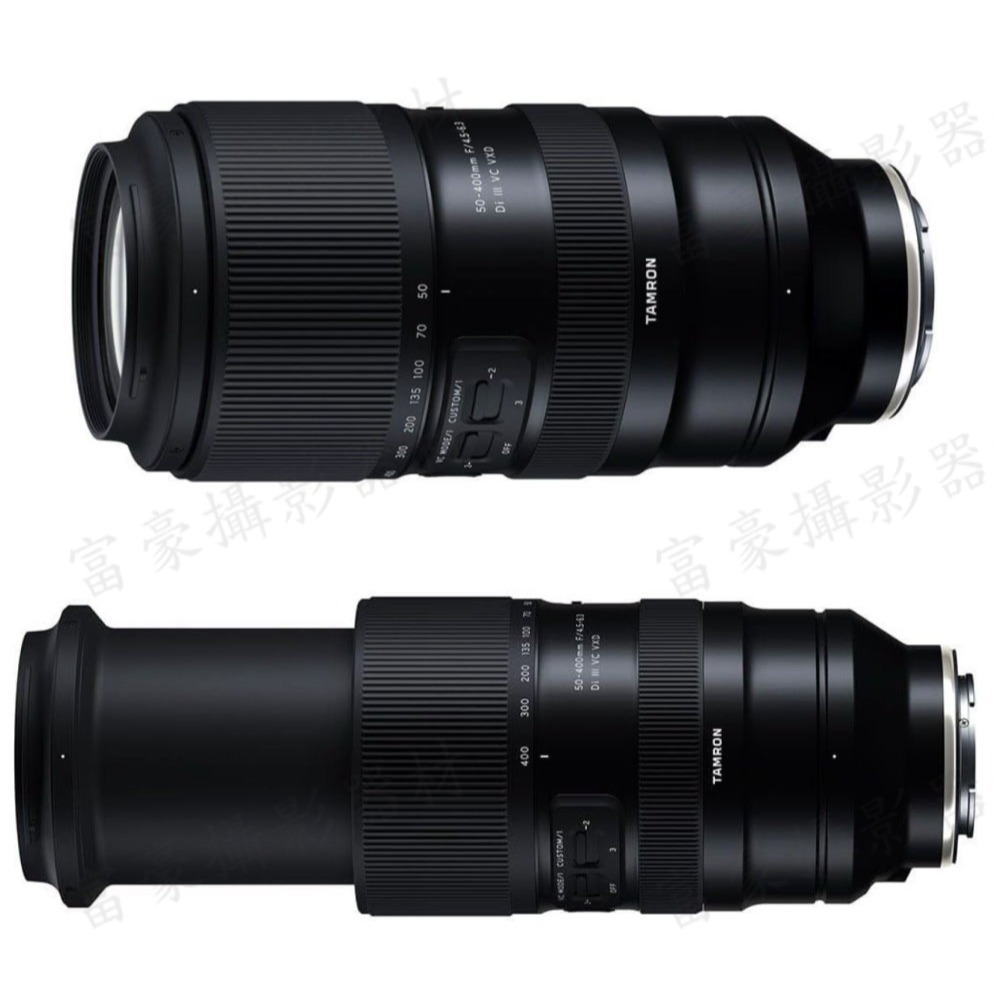 TAMRON 50-400mm F/4.5-6.3 Di III VC VXD 遠攝變焦鏡鏡 SONY E接環 A067-細節圖2