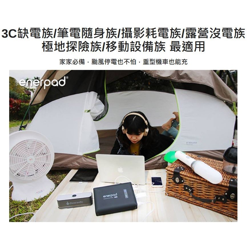 enerpad AC40K 攜帶式直流電/交流電行動電源（可攜帶上飛機）144.75Wh超大容量~送空氣抑菌濾網-細節圖6