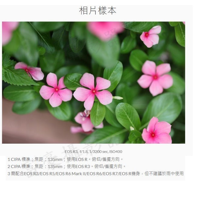 [現折9仟] CANON RF135mm f/1.8L IS US相機鏡頭 光圈F1.8 人像定焦鏡~至114/6/30-細節圖9