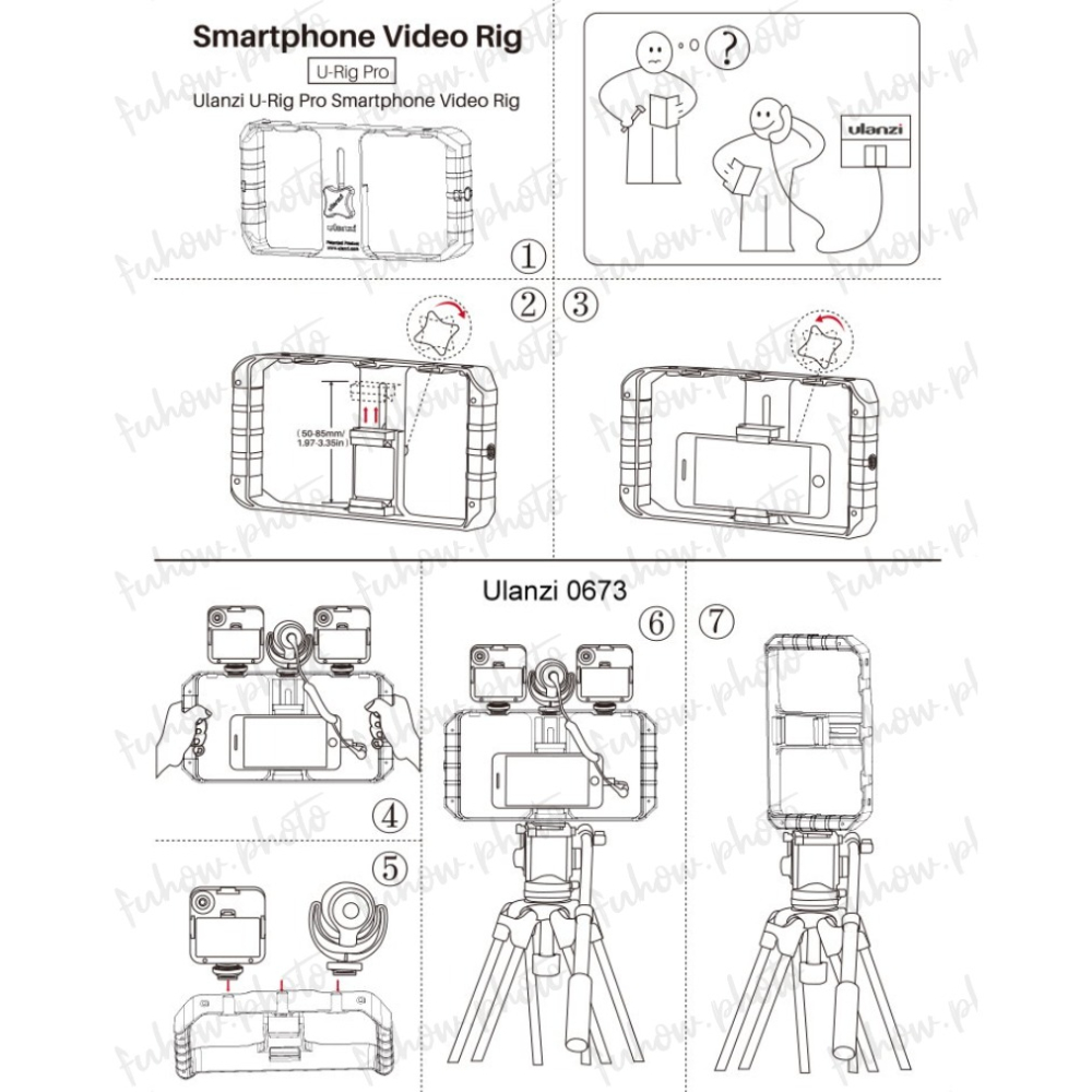 ulanzi U-Rig Pro 0673 專業手機攝像直播跟拍套件、雙手手持穩定 專業手機攝像直播跟拍套件、雙手手持穩-細節圖5