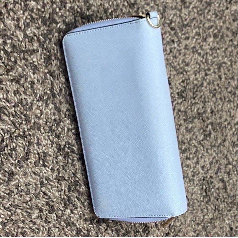 水藍色Michael Kors 防刮長夾-細節圖8