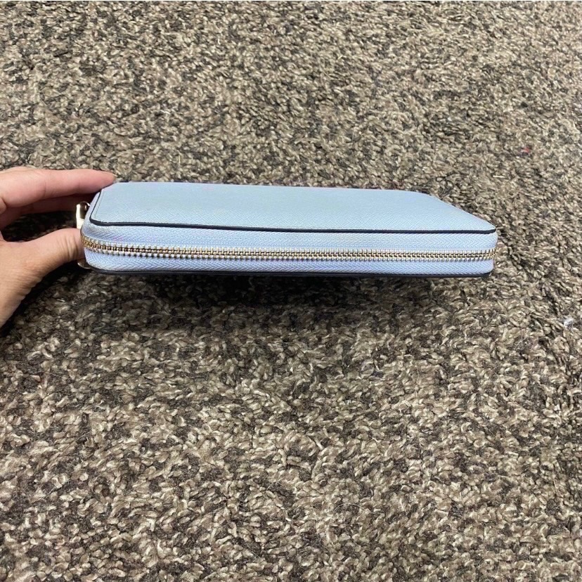 水藍色Michael Kors 防刮長夾-細節圖9