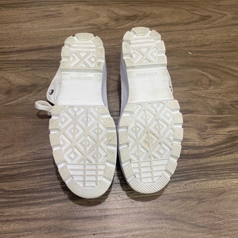 （熱賣款）正品 CONVERSE 休閒鞋 All Star Lugged 白色高筒帆布鞋 鋸齒 厚底 增高 女鞋5659-細節圖7