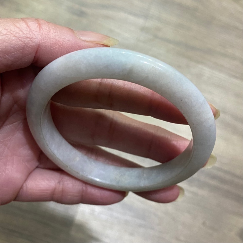 A貨翡翠玉手鐲-細節圖2