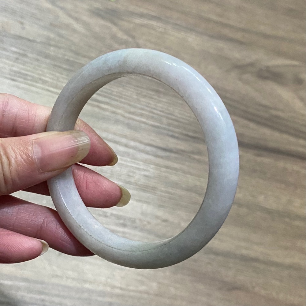 A貨翡翠玉手鐲-細節圖3