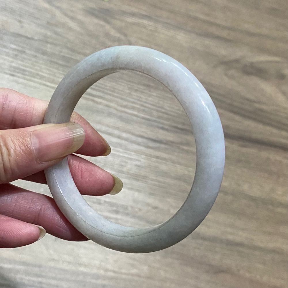 A貨翡翠玉手鐲-細節圖3
