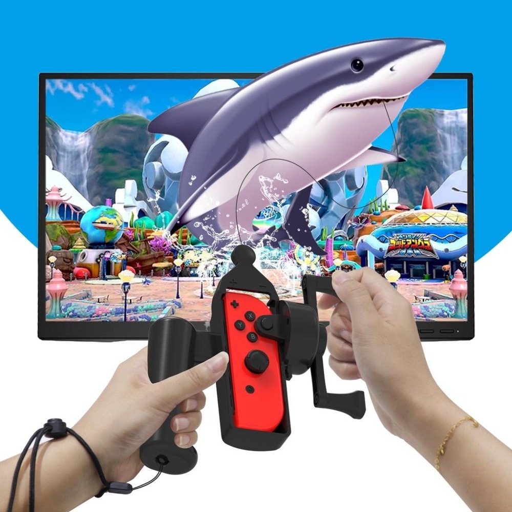【可可電玩】<現貨>NS Switch 體感釣竿 釣魚遊戲專用 王牌釣手 釣魚明星 副廠 配件 釣魚-細節圖2