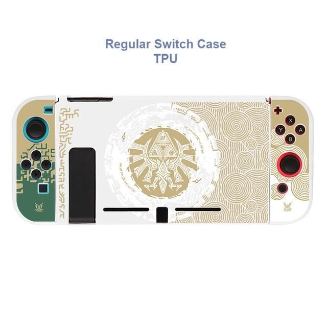 【可可電玩】現貨 Switch 薩爾達傳說 王國之淚 主機保護殼 主機殼+手把套 薩爾達外殼 OLED主機殼 硬殼-細節圖4