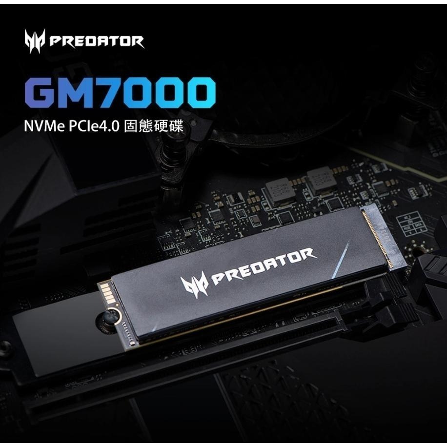 【可可電玩】Acer Predator GM7000 1TB 2TB 4TB Gen4 SSD 固態硬碟 PS5 PC-細節圖2