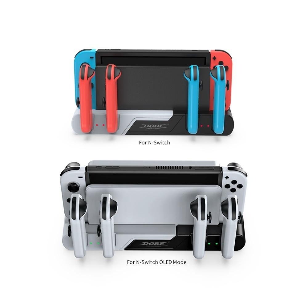 【可可電玩】<現貨>DOBE《Switch OLED 6合1 充電底座》JoyCon 充電座 Switch主機座充-細節圖2