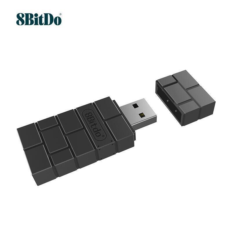 【可可電玩】現貨 八位堂 二代 8bitdo USB 藍芽接收器 接收器 藍芽 黑磚 支援 PS4 PS5手把 PC-細節圖2