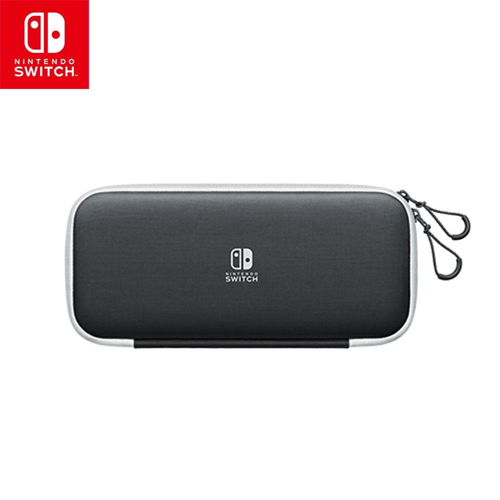 【可可電玩】<現貨> Switch NS 原廠 OLED主機收納包 附螢幕保護貼 黑色收納包 台灣公司貨-細節圖2