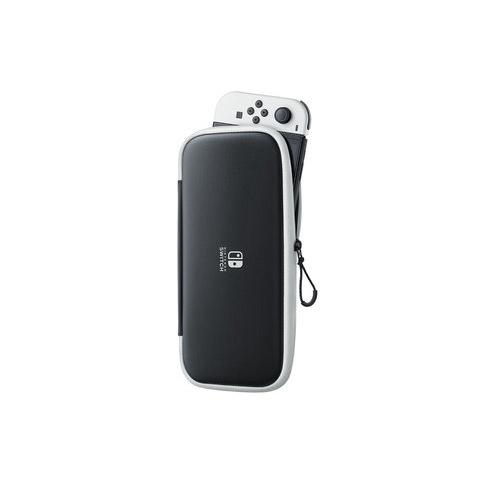 【可可電玩】<現貨> Switch NS 原廠 OLED主機收納包 附螢幕保護貼 黑色收納包 台灣公司貨-細節圖3