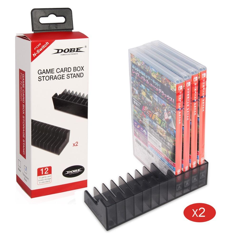【可可電玩】<現貨> DOBE 遊戲收納架 遊戲片收納架 遊戲架 黑色置物架 遊戲收納，可放24個遊戲片 TNS-857-細節圖2