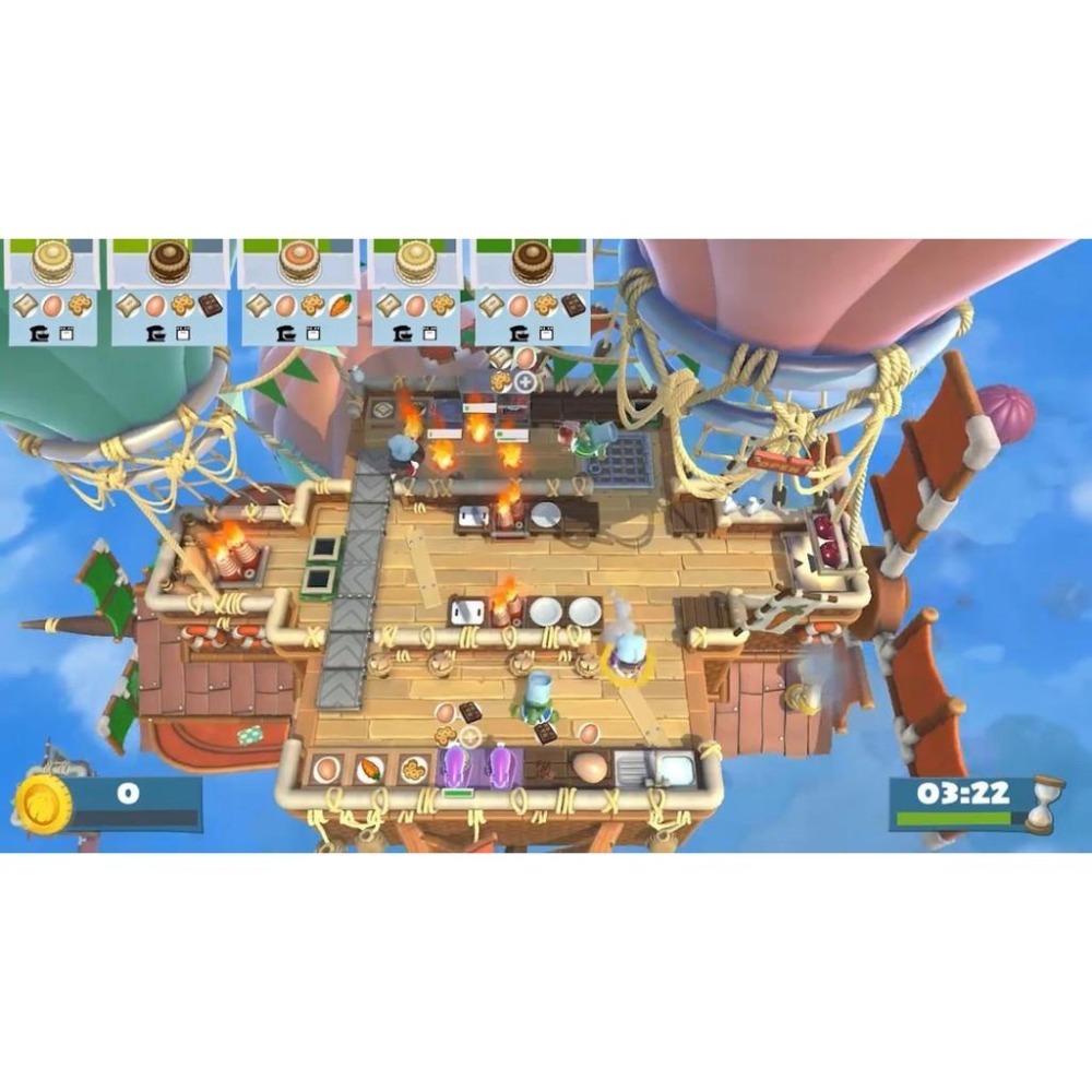 【可可電玩】NS Switch《胡鬧廚房！全都好吃》中文版 Overcooked 煮過頭 1+2 吃到飽 完全版-細節圖2