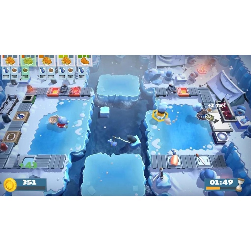 【可可電玩】NS Switch《胡鬧廚房！全都好吃》中文版 Overcooked 煮過頭 1+2 吃到飽 完全版-細節圖3