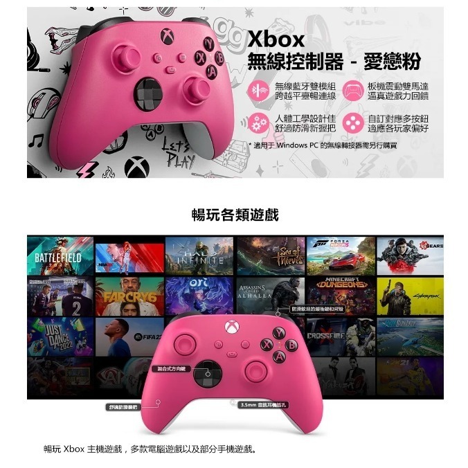 【可可電玩】現貨 微軟 XBOX 無線控制器 無線手把 Wi-Fi Direct + 藍芽 雙無線連線 藍牙無線手把-細節圖7