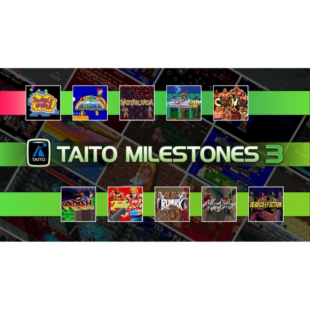 【可可電玩】<預購>Switch NS《TAITO MILESTONES 3》中文版 復古 懷舊 街機遊戲 泡泡龍-細節圖2