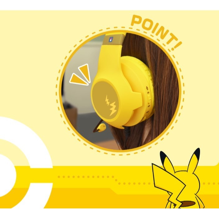 【可可電玩】HORI 皮卡丘耳機 NSW-055 耳罩式耳機 皮卡丘 耳機 寶可夢 皮卡丘 有線耳機 PC可用-細節圖8