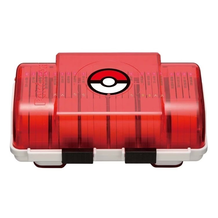 【可可電玩】寶可夢 Mezastar 官方收藏盒 卡片收納盒 收納盒 機台 卡片收納 皮卡丘 紅色精靈球 精靈寶可夢-細節圖7