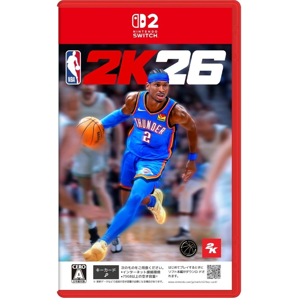 【可可電玩】NS / NS2《NBA2K26》中文版 NBA 2K26 美國職籃 籃球 SGA-規格圖6